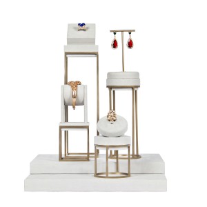 Custom jewelry display metal stand 