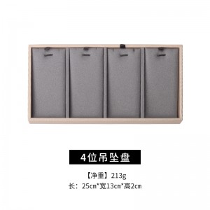 soft velve with MDF jewelry tray for necklace form China