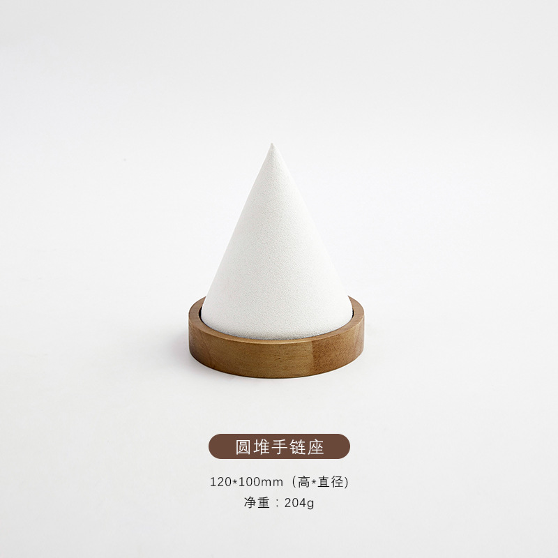 Customization Wholesale white Pu leather with MDF Jewellery set Display  from factory 