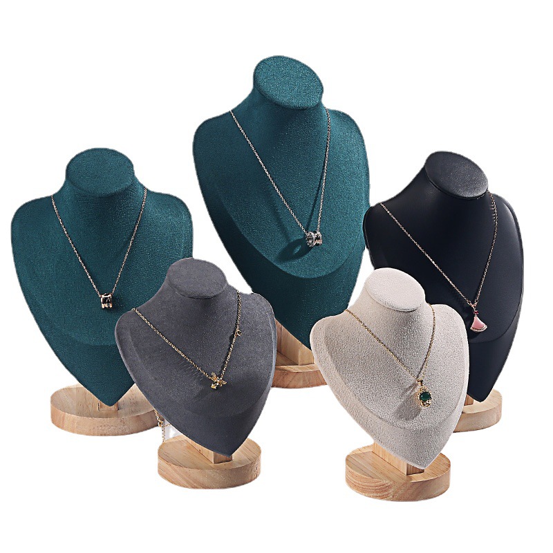wooden with velvet jewelry display manufacturers china
