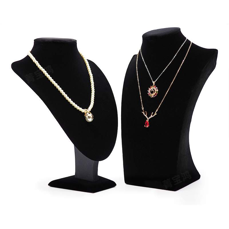 wholesale jewelry display busts with black velvet