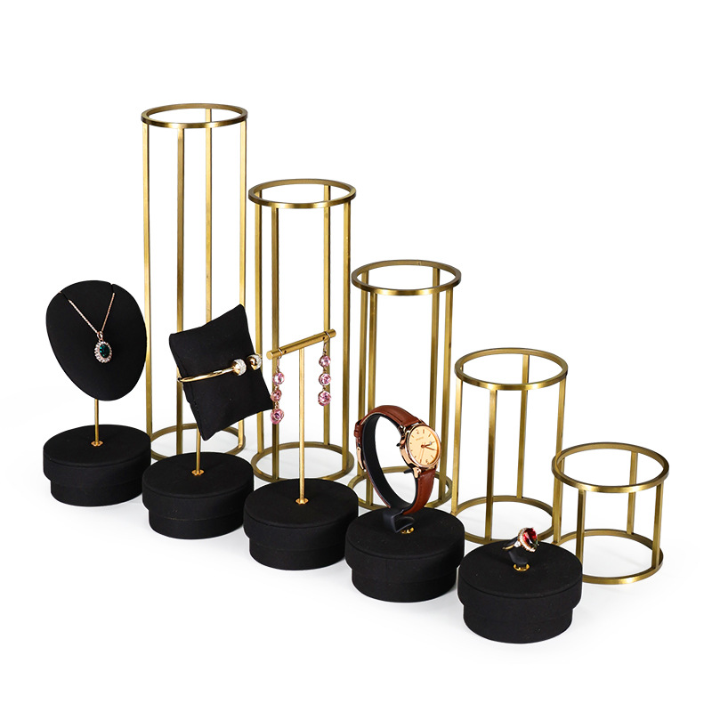 customized microfiber jewelry display stand