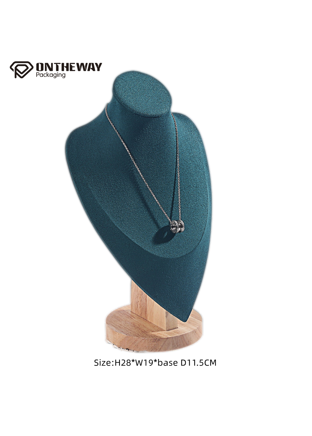 wooden with velvet jewelry display manufacturers china