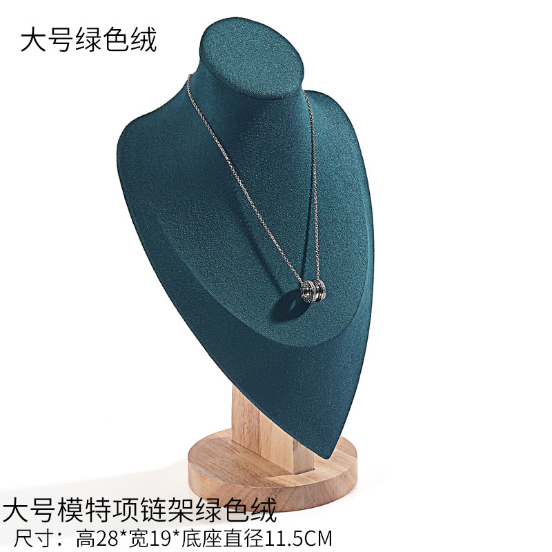 wooden with velvet jewelry display manufacturers china